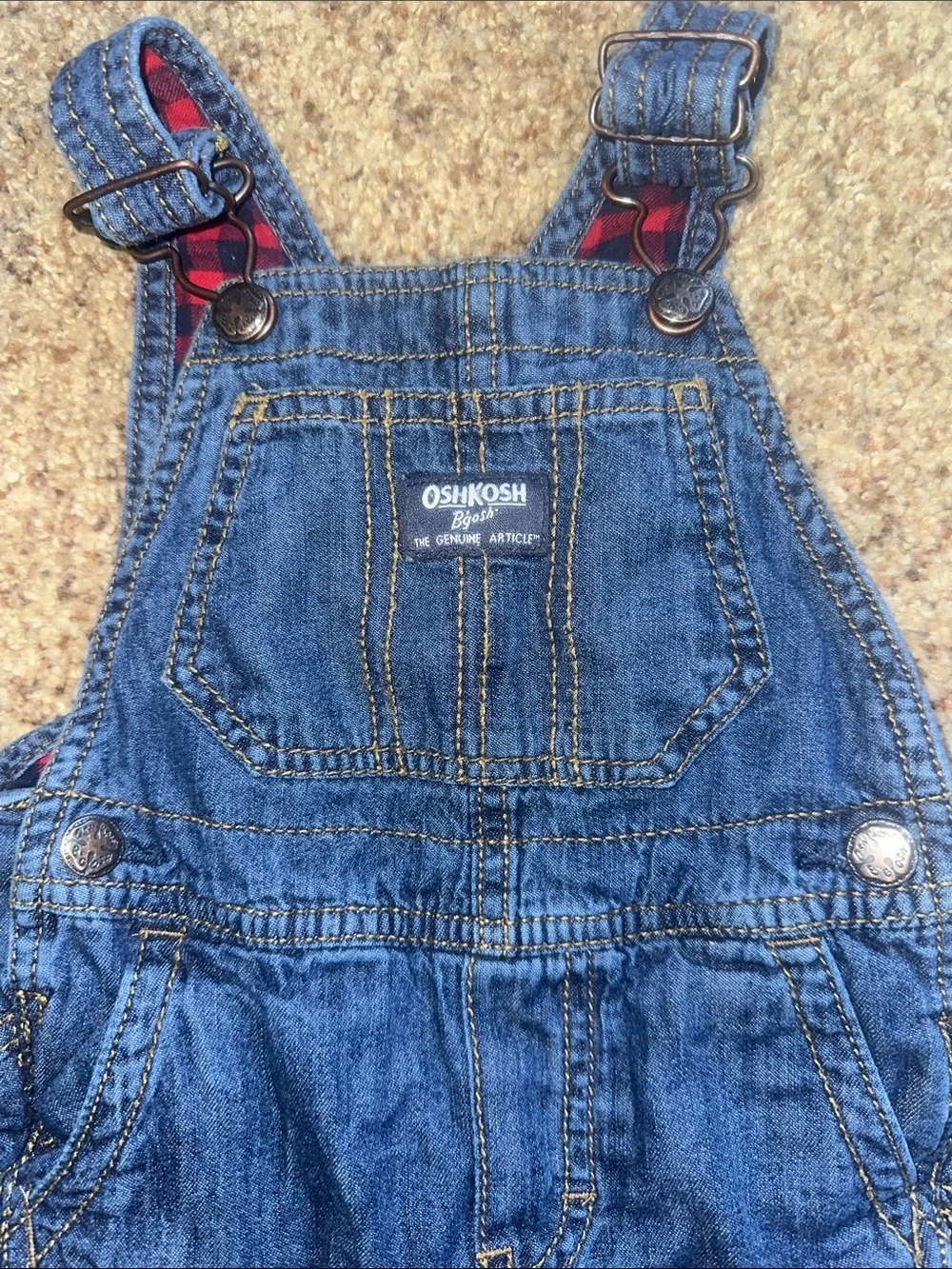 OshKosh B'gosh Blue Denim Kids Overalls